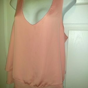 Peach blouse